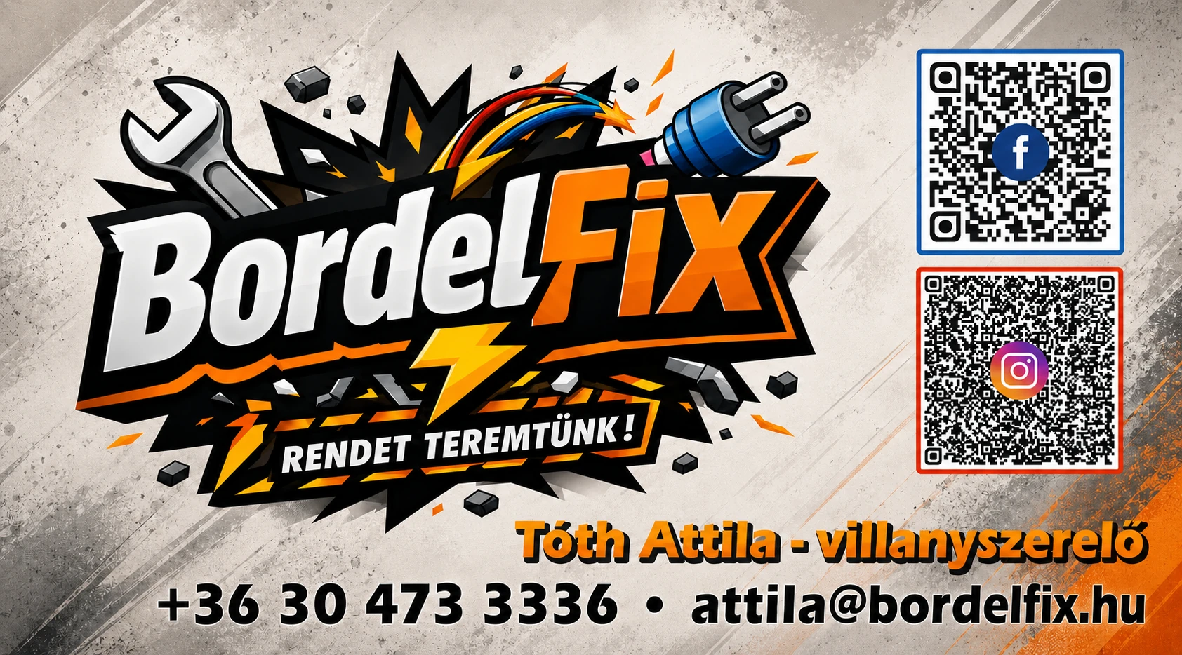 BordelFix villanyszerelés – Rendet teremtünk!